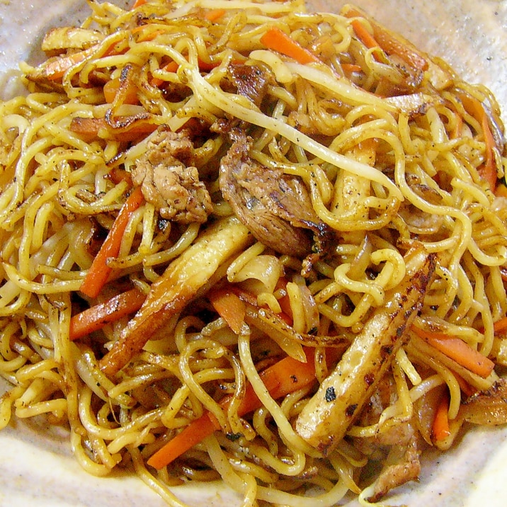 3玉で5人分の! 野菜たっぷり焼きそば
